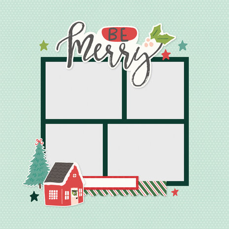 Simple Stories Santa's Village Simple Pages Pieces (23029)