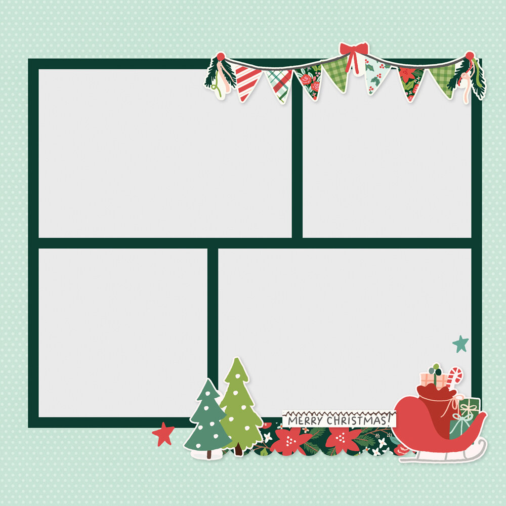 Simple Stories Santa's Village Simple Pages Pieces (23029)