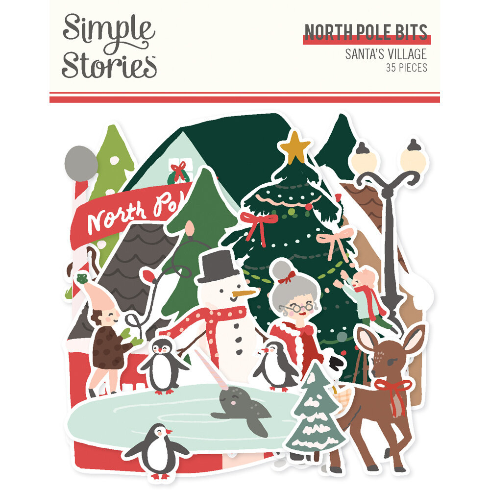 Simple Stories Santa's Village North Pole Bits & Pieces (23031)