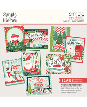 Simple Stories Santa's Village Simple Cards Kit (23030)