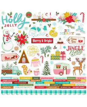 Simple Stories Snow Pine Lodge Cardstock Stickers (23102)