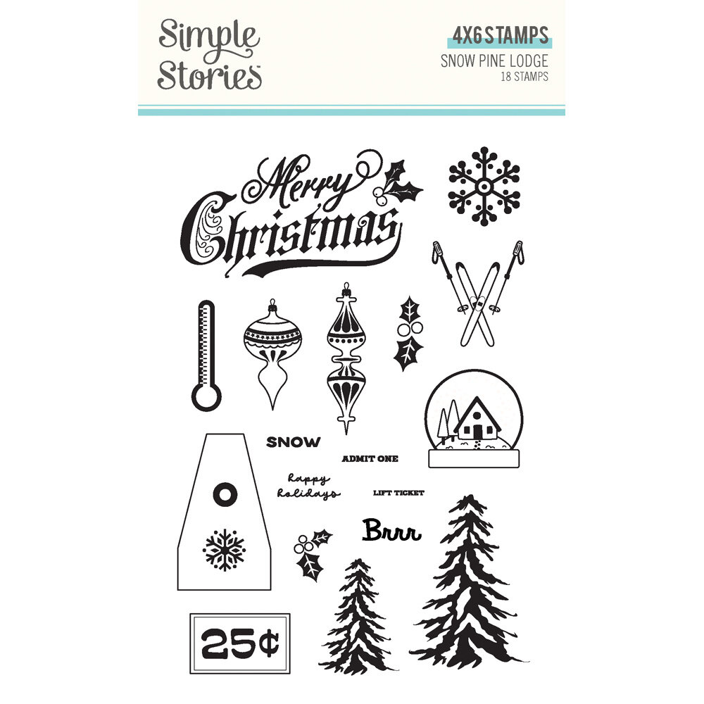 Simple Stories Snow Pine Lodge Stamps (23116) (OUTLET)