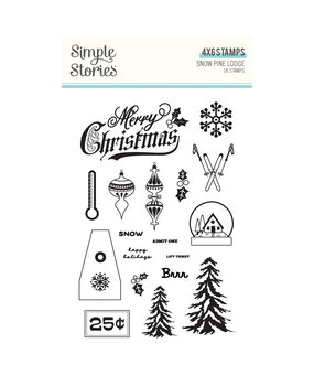 Simple Stories Snow Pine Lodge Stamps (23116) (OUTLET)