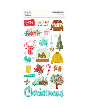 Simple Stories Snow Pine Lodge Chipboard (23117)
