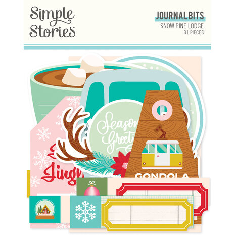 Simple Stories Snow Pine Lodge Journal Bits & Pieces (23119)