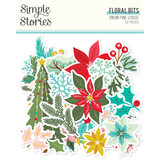 Simple Stories Snow Pine Lodge Floral Bits & Pieces (23121)