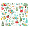 Simple Stories Snow Pine Lodge Floral Bits & Pieces (23121)