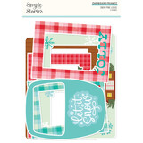 Simple Stories Snow Pine Lodge Chipboard Frames (23125)