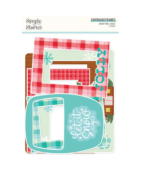 Simple Stories Snow Pine Lodge Chipboard Frames (23125)