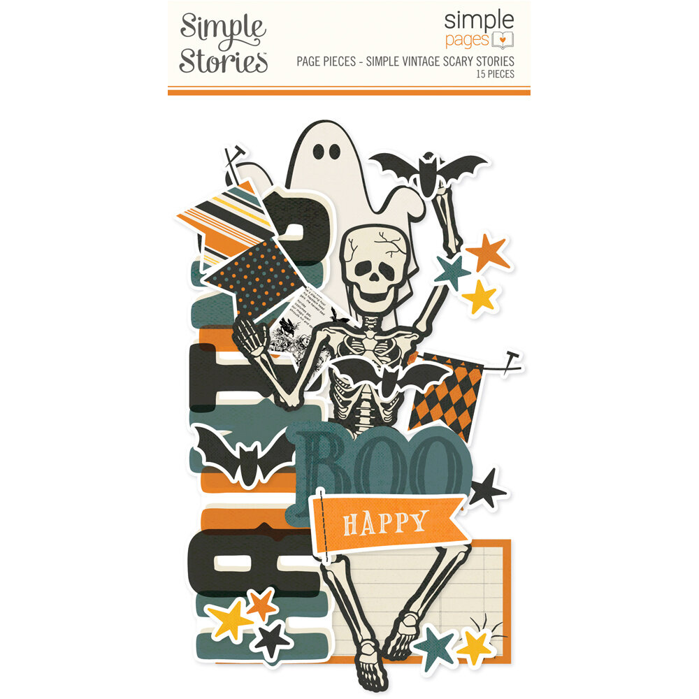 Simple Stories Simple Vintage Scary Stories Simple Pages Pieces (22825)