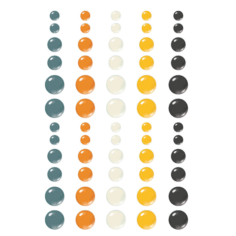 Simple Stories Simple Vintage Scary Stories Glossy Enamel Dots (22823)