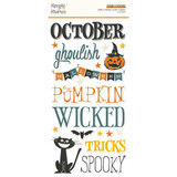 Simple Stories Simple Vintage Scary Stories Foam Stickers (22821)