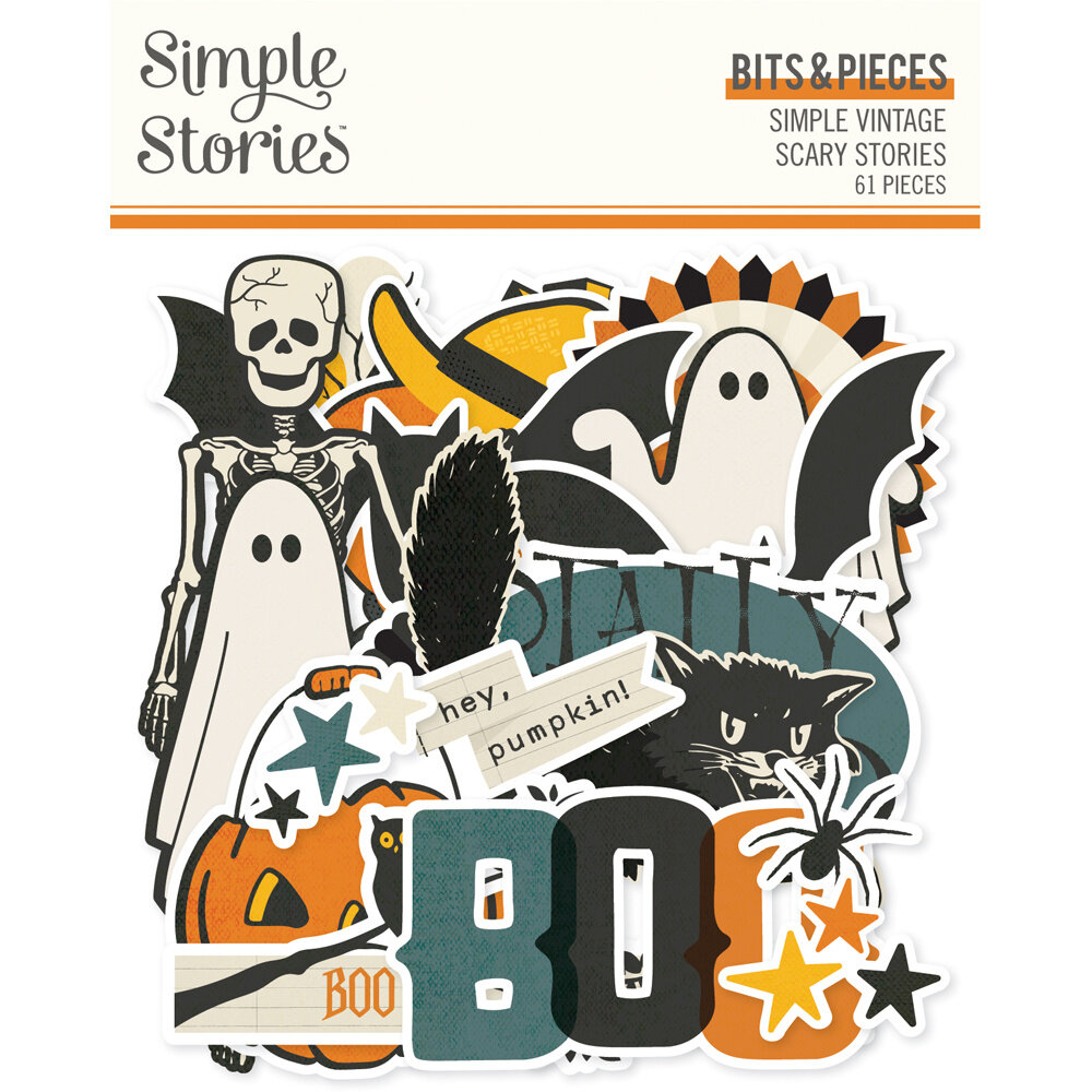Simple Stories Simple Vintage Scary Stories Bits & Pieces (22817)