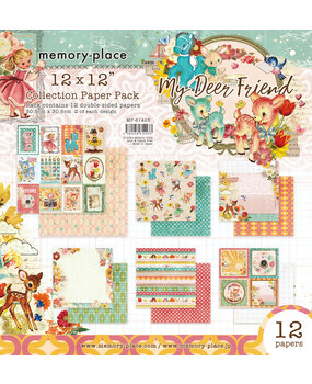Memory Place My Deer Friend 12x12 Inch Paper Pack (MP-61423) (OUTLET)