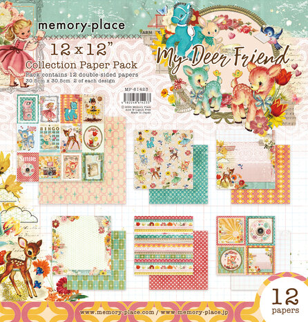 Memory Place My Deer Friend 12x12 Inch Paper Pack (MP-61423) (OUTLET)