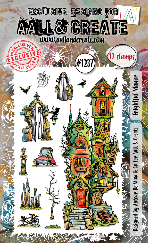 Aall and Create Stamp Set A6 Frightful Manor (AALL-TP-1237)