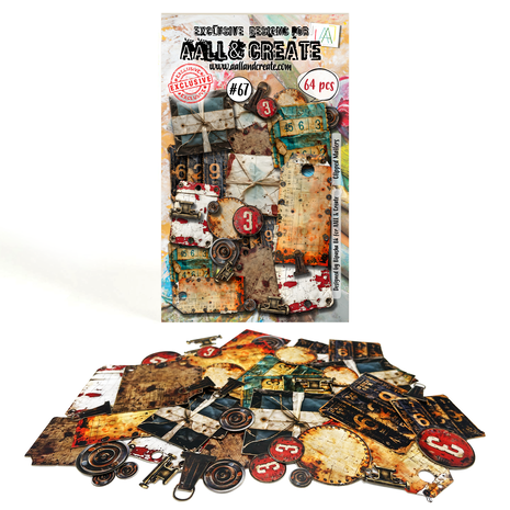 Aall and Create Ephemera Die-Cuts A6 Clipped Mailers (AALL-EP-067) Aall and Create Ephemera Die-Cuts A6 Clipped Mailers (AALL-EP-067)