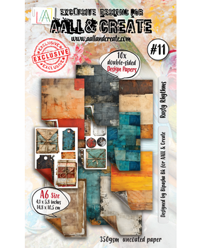 Aall and Create Design Paper A6 Rusty Rhythms (AALL-PA-011) Aall and Create Design Paper A6 Rusty Rhythms (AALL-PA-011)