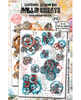 Aall and Create Rub-Ons A5 Cogs & Curios (AALL-RO-011)