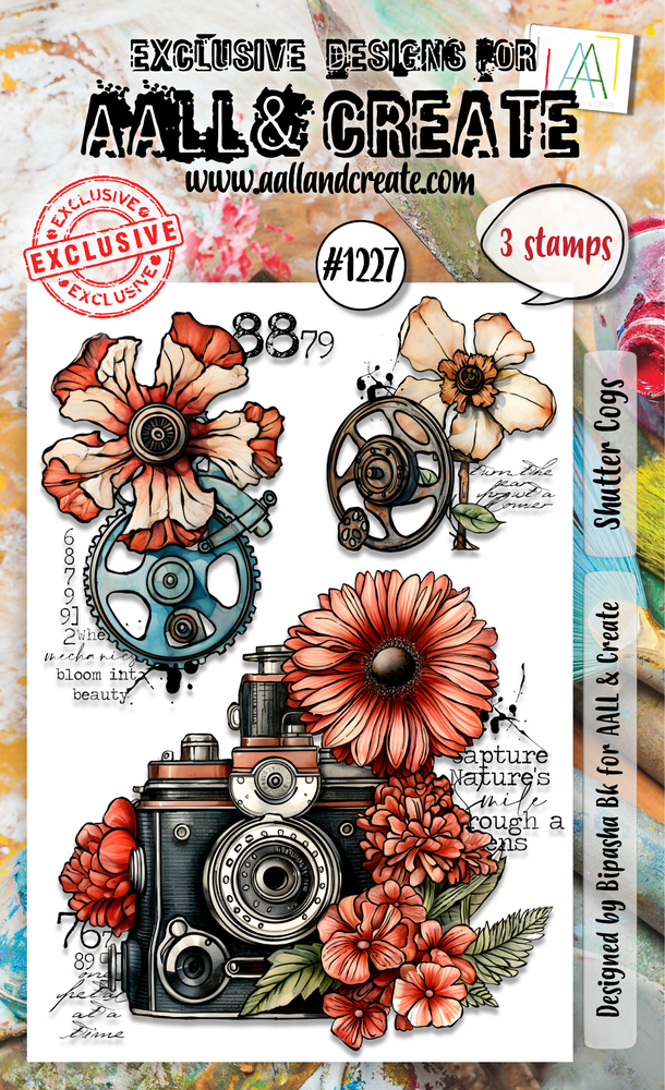 Aall and Create Stamp Set A6 Shutter Cogs (AALL-TP-1227) Aall and Create Stamp Set A6 Shutter Cogs (AALL-TP-1227)