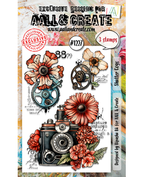 Aall and Create Stamp Set A6 Shutter Cogs (AALL-TP-1227)