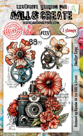 Aall and Create Stamp Set A6 Shutter Cogs (AALL-TP-1227) Aall and Create Stamp Set A6 Shutter Cogs (AALL-TP-1227)