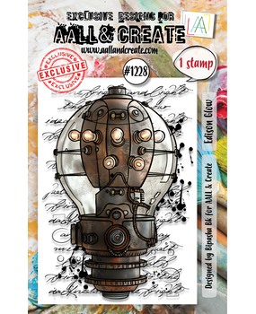Aall and Create Stamp Set A7 Edison Glow (AALL-TP-1228)