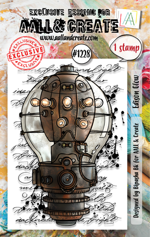Aall and Create Stamp Set A7 Edison Glow (AALL-TP-1228)