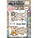 Aall and Create Stamp Set A7 Zombie Night (AALL-TP-1202)