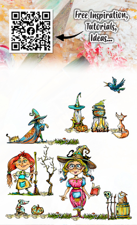 Aall and Create Stamp Set A6 Haunted Spell (AALL-TP-1238) Aall and Create Stamp Set A6 Haunted Spell (AALL-TP-1238)