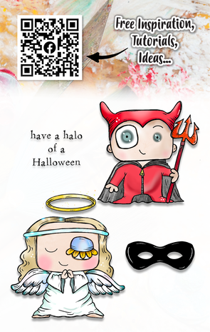 Aall and Create Stamp Set A7 Angel and Devil (AALL-TP-1201) Aall and Create Stamp Set A7 Angel and Devil (AALL-TP-1201)