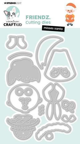 Creative Craftlab Friendz Cutting Die Misses Santa (CCL-FR-CD878) (DISCONTINUED) Creative Craftlab Friendz Cutting Die Misses Santa (CCL-FR-CD878) (DISCONTINUED)