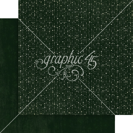 Graphic 45 Merry & Bright 12x12 Inch Patterns & Solids Pack (4502915)