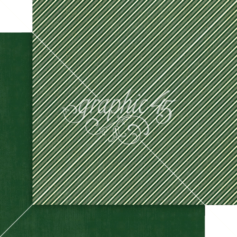 Graphic 45 Merry & Bright 12x12 Inch Patterns & Solids Pack (4502915)