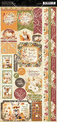 Graphic 45 Autumn Greetings Sticker Set (4502901)
