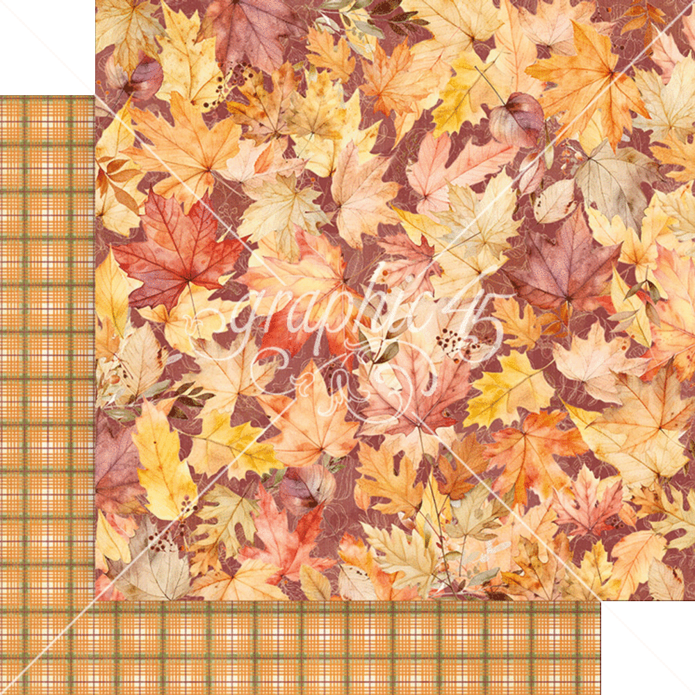 Graphic 45 Autumn Greetings 8x8 Inch Collection Pack (4502898)
