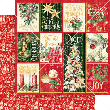Graphic 45 Merry & Bright 12x12 Inch Collection Pack (4502914)
