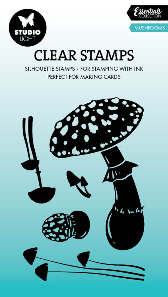 Studio Light Mushrooms Silhouette Clear Stamp (SL-ES-STAMP708) (DISCONTINUED)