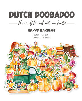 Dutch Doobadoo Dream Plan Do Happy Harvest Dutch Die-Cuts (40pcs) (474.007.042)
