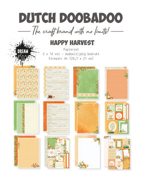 Dutch Doobadoo Dream Plan Do Happy Harvest A4 Paper Pack (473.005.066)