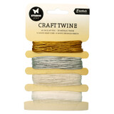 Studio Light Craft Twine: Metallic Twine/Hemp Cord/Organza Ribbon (4x5m) (SL-ES-RIB11) (BASIC)