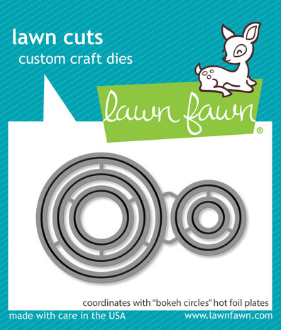 Lawn Fawn Bokeh Circles Hot Foil Plates Coordinating Lawn Cuts Dies (LF3533) Lawn Fawn Bokeh Circles Hot Foil Plates Coordinating Lawn Cuts Dies (LF3533)