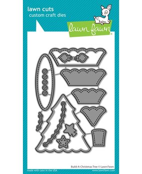 Lawn Fawn Build-A-Christmas Tree Lawn Cuts Dies (LF3513)