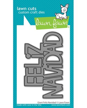 Lawn Fawn Giant Feliz Navidad Lawn Cuts Dies (LF3516)