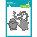 Lawn Fawn Peppy Penguin Lawn Cuts Dies (LF3524)