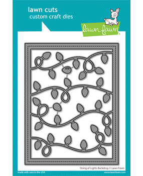 Lawn Fawn String of Lights Backdrop Lawn Cuts Dies (LF3526)