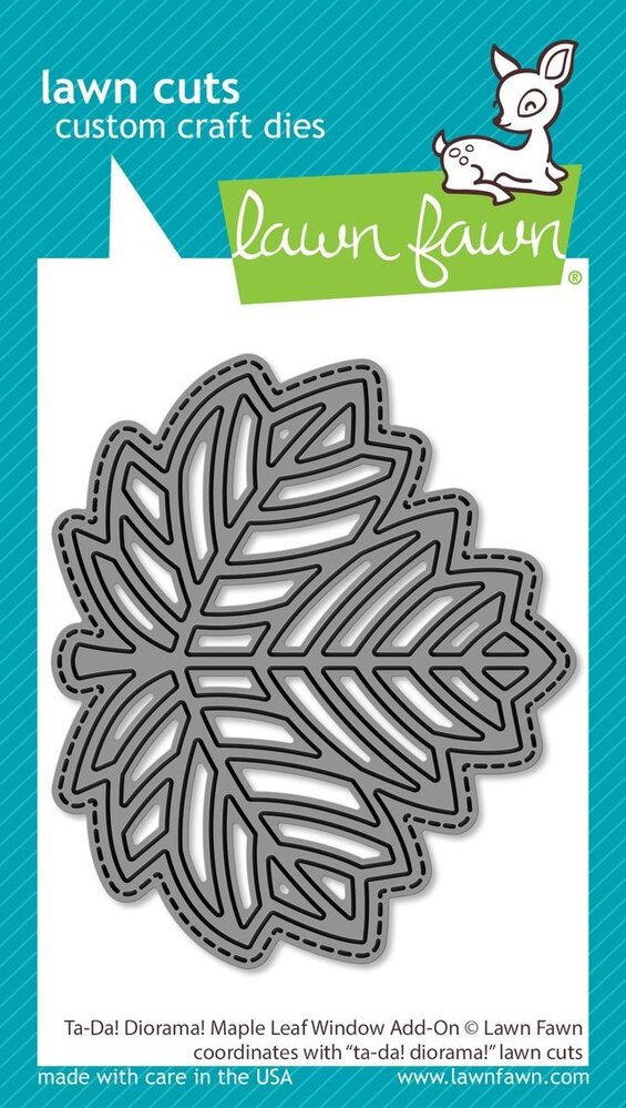 Lawn Fawn Ta-Da! Diorama! Maple Leaf Window Add-On Lawn Cuts Dies (LF3530) Lawn Fawn Ta-Da! Diorama! Maple Leaf Window Add-On Lawn Cuts Dies (LF3530)