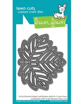 Lawn Fawn Ta-Da! Diorama! Maple Leaf Window Add-On Lawn Cuts Dies (LF3530)