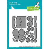 Lawn Fawn Tiny Gift Box Owl and Penguin Add-On Lawn Cuts Dies (LF3531)