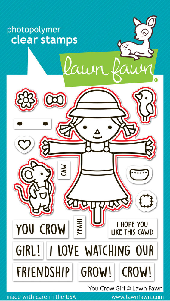 Lawn Fawn You Crow Girl Lawn Cuts Dies (LF3491) Lawn Fawn You Crow Girl Lawn Cuts Dies (LF3491)